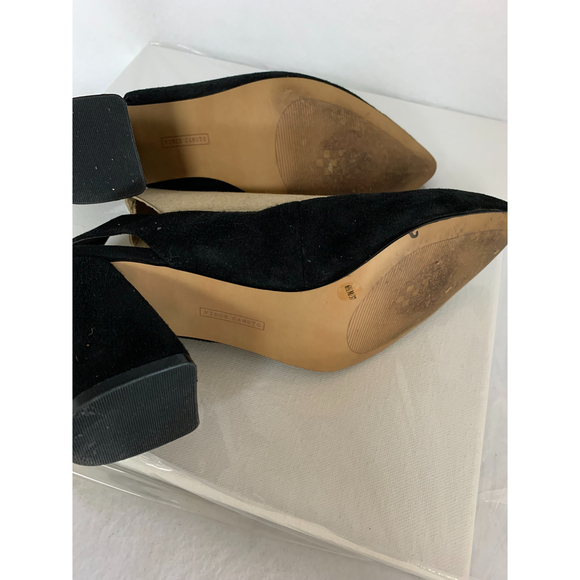 Vince Camuto Black Pointed Toe Sandals Size 6.5 - Picture 4 of 9